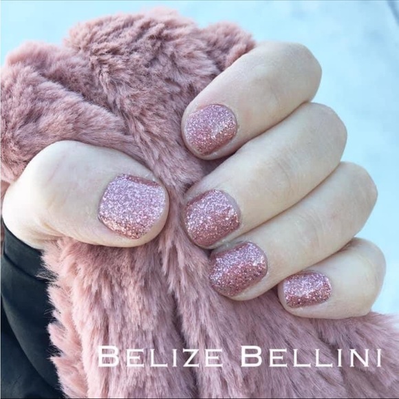 Color Street Other - *Retired* Color Street: Belize Bellini | Pink Glitter Party Barbie Pastel Spring